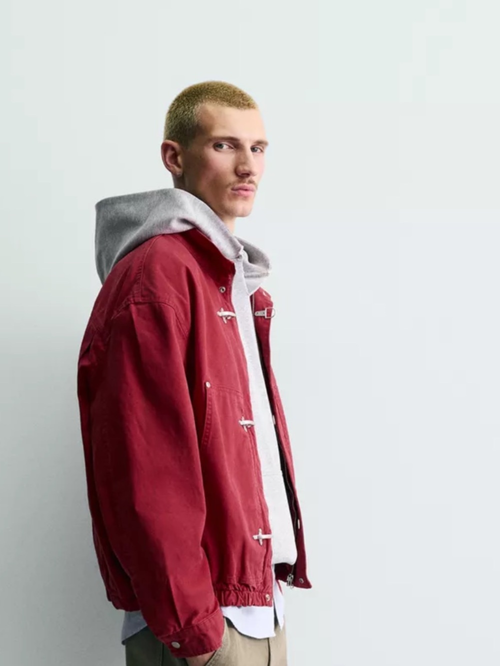 Zara Unisex Jacket - Cropped Fit/Firemen Clasp